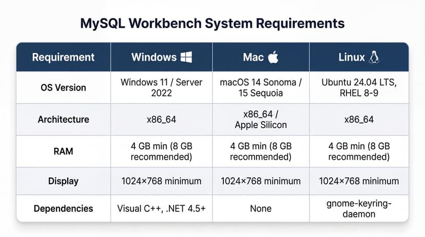 Mysql Workbench Version MySQL Workbench Download 2026: Free Setup Guide for Windows, Mac ...